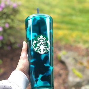 Starbucks green tortoiseshell summer 2020 tumbler